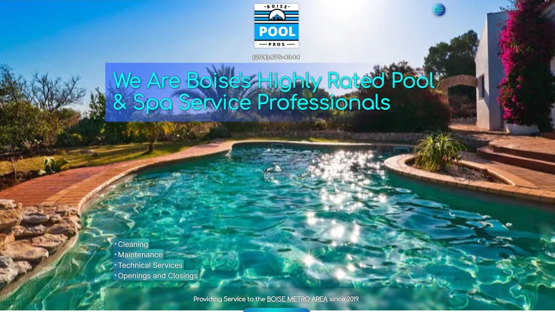 Boise Pool Pros website pc